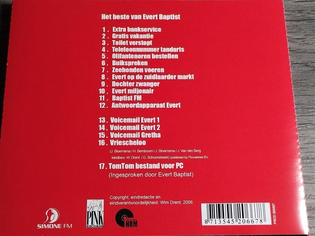 Evert Baptist ‎– Het Beste Van Evert Baptist, Ophalen of Verzenden, Zo goed als nieuw, Levenslied of Smartlap