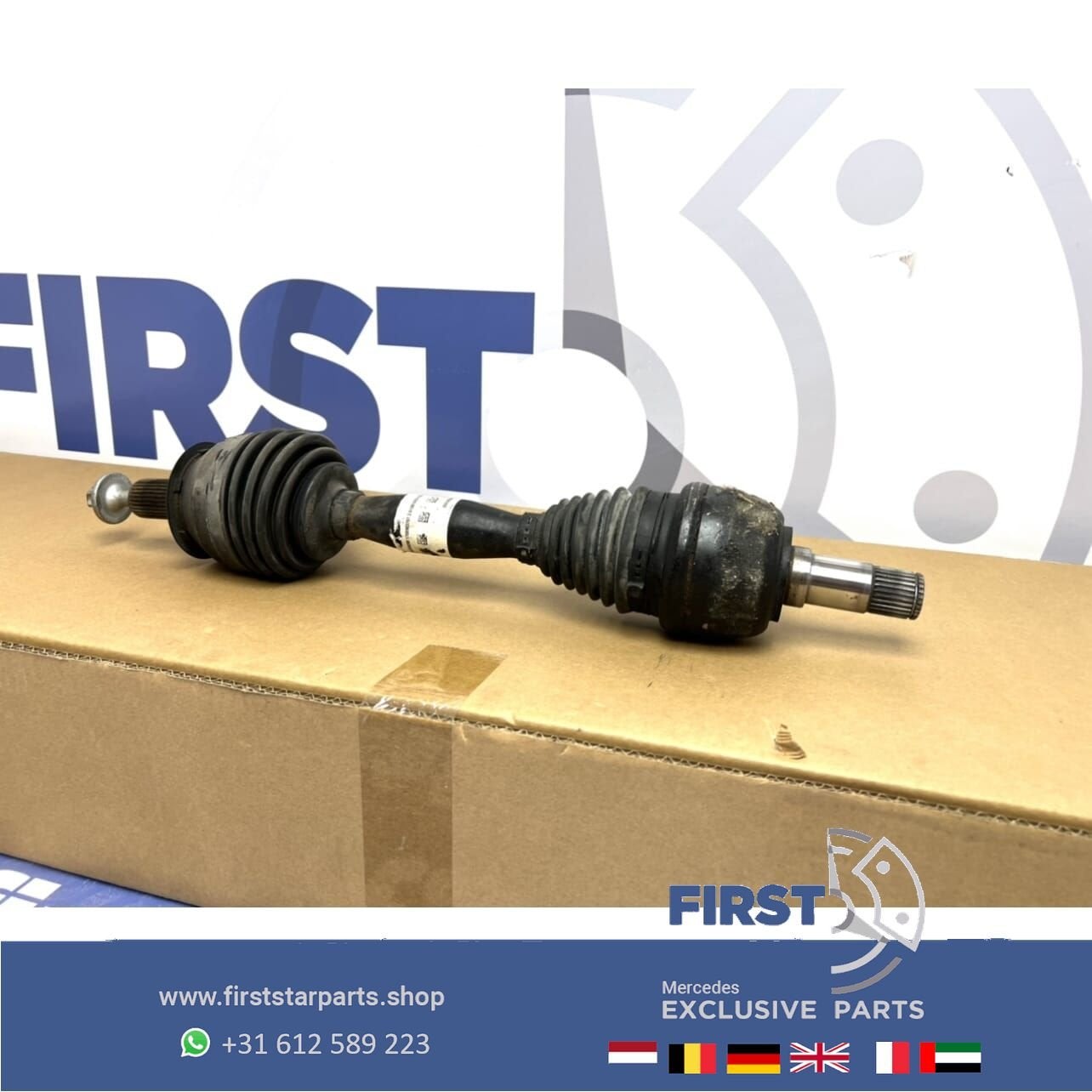 AANDRIJFAS LINKS STEEKAS W176 W246 W117 LINKS  Mercedes A B, Auto-onderdelen, Gebruikt, -, Ophalen of Verzenden, -