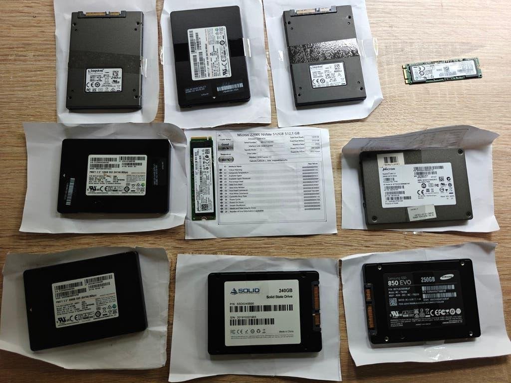 Diverse SSD's, Computers en Software, Harde schijven, Intern, Gebruikt, Console, Ophalen of Verzenden