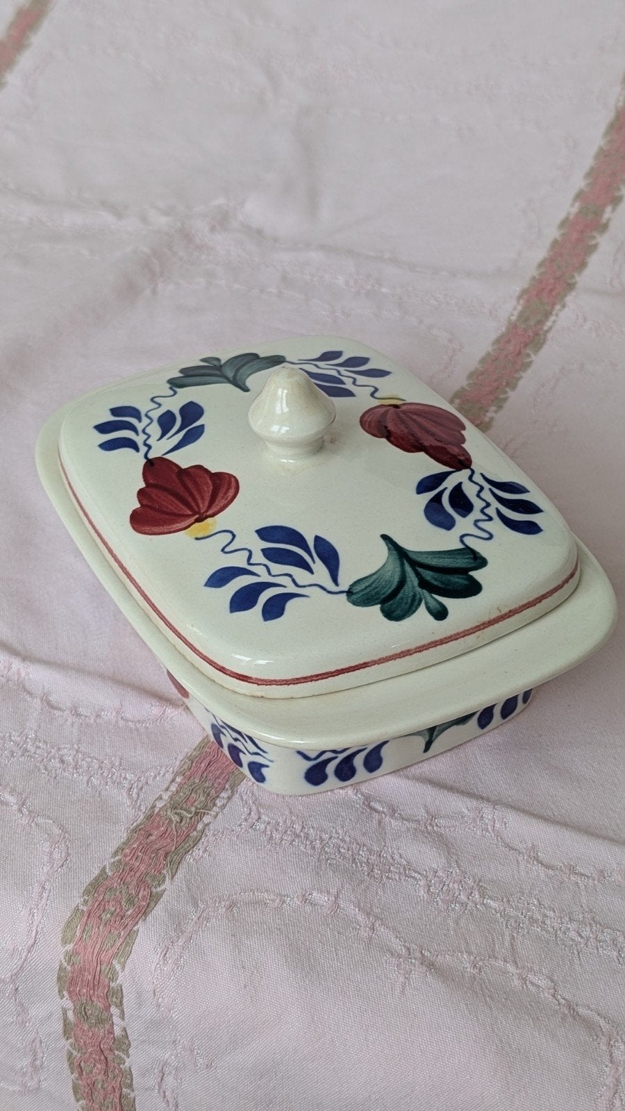 Boch Belgium Boerenbond botervloot - Origineel handwerk, Ophalen of Verzenden