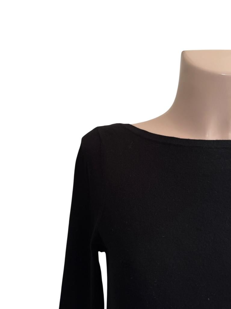 Des Petit Hauts shirt lange mouw S, Maat 38/40 (M), Zwart, Ophalen of Verzenden, Zo goed als nieuw