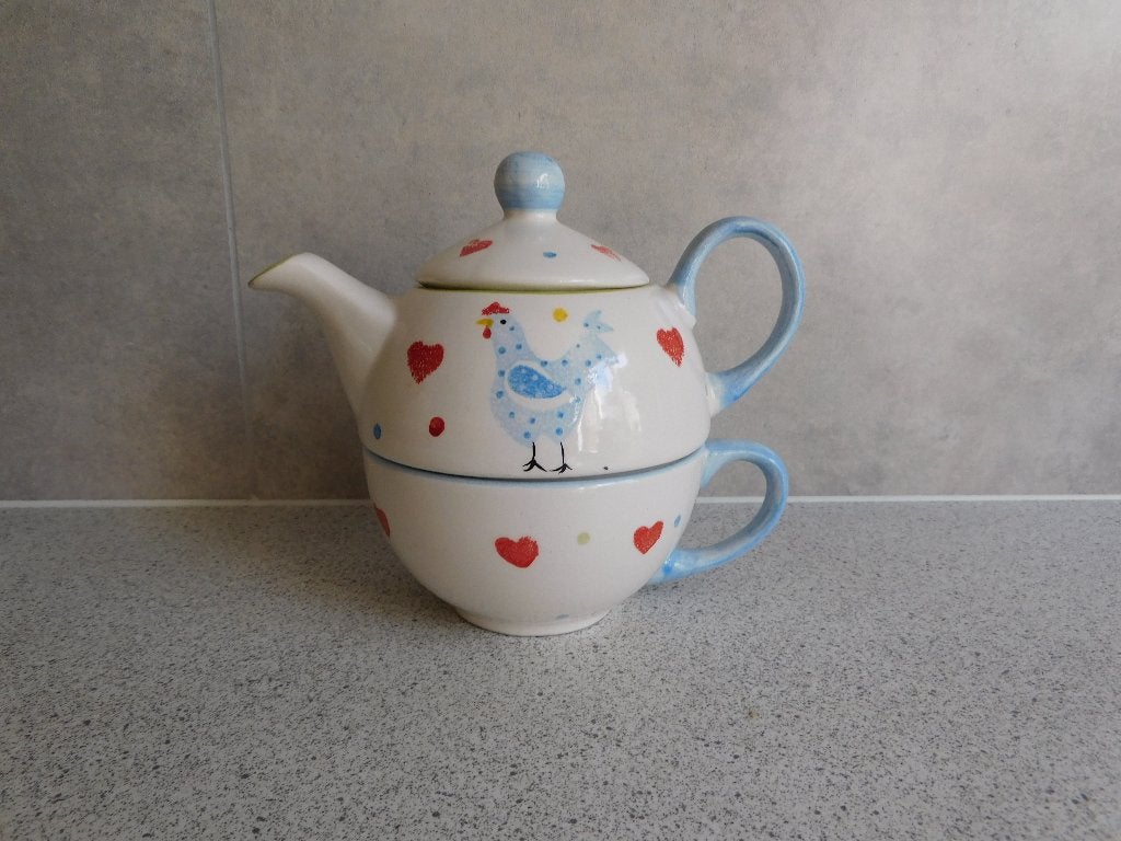 Haan Price & Kensington Tea for One Theeset, Overige merken, Keramiek, Landelijk/Boerenbont, Ophalen of Verzenden