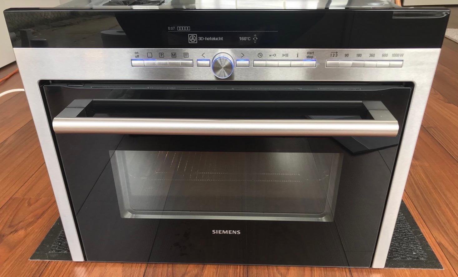 Te Koop Luxe Siemens Zelfreinigende Combi Oven Magnetron, Ophalen, Hete lucht, Inbouw, Combimagnetron