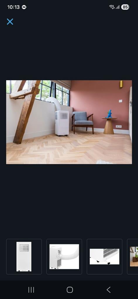 Mobiele airco, Ophalen, Minder dan 60 m³, 3 snelheden of meer, Zo goed als nieuw