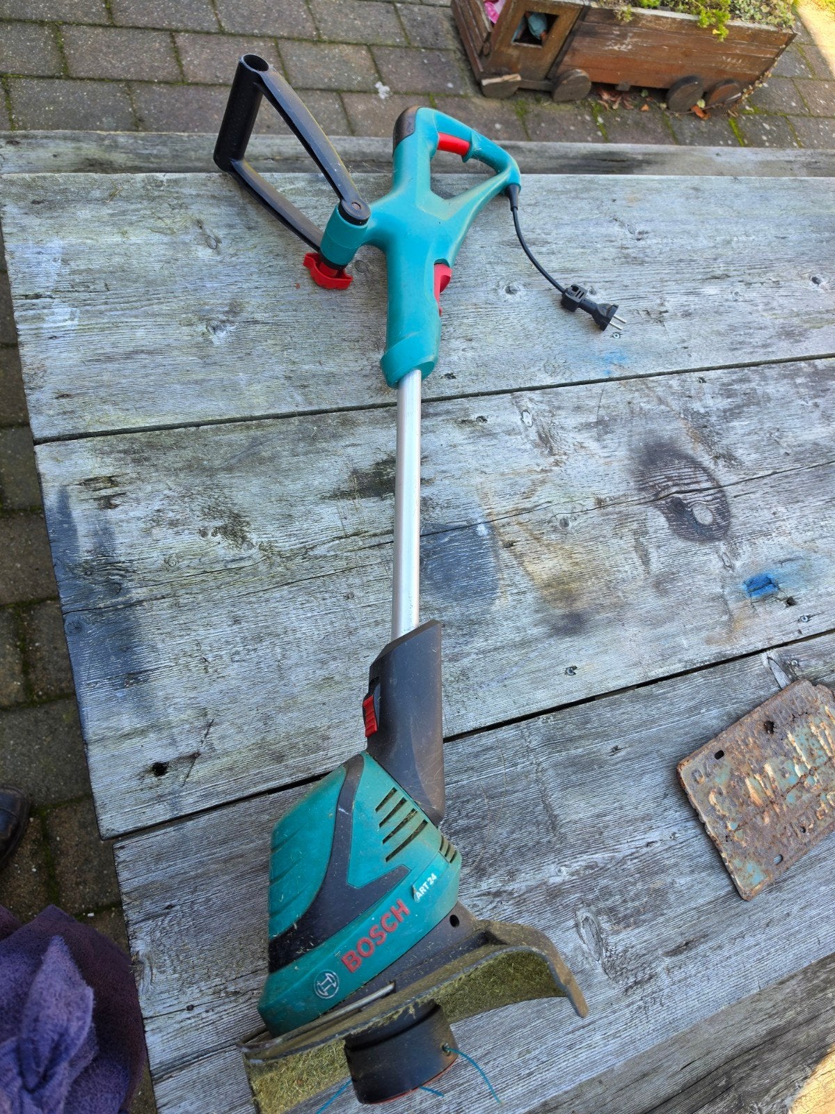 Bosch ART 34 Grastrimmer - Elektrisch, 400W, Tuin en Terras, Ophalen, Gebruikt, 30 tot 50 cm, Bosch
