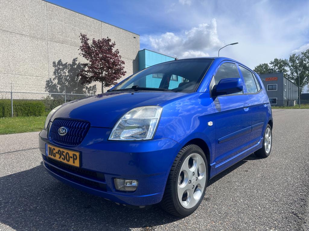 Kia Picanto 1.1 X-tra (2007) Blauw met stoelverwarming, Auto's, Kia, 4 cilinders, Handgeschakeld, 19 km/l, Particulier
