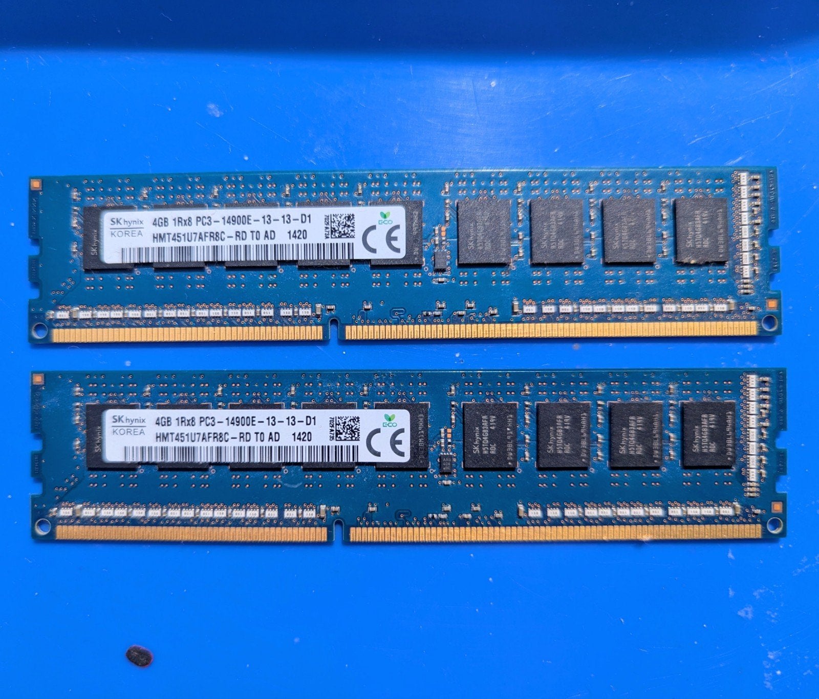 SK Hynix 8GB (2x4GB) DDR3 RAM 1866MHz PC3-14900E, Server, 8 GB, DDR3, Ophalen of Verzenden