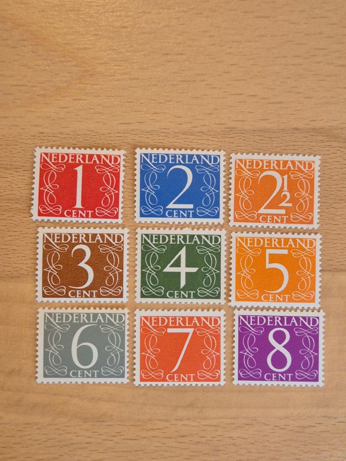 Nederland 1946-1957 cijfers, Postzegels en Munten, Postzegels | Nederland, Ophalen of Verzenden, Na 1940, Postfris