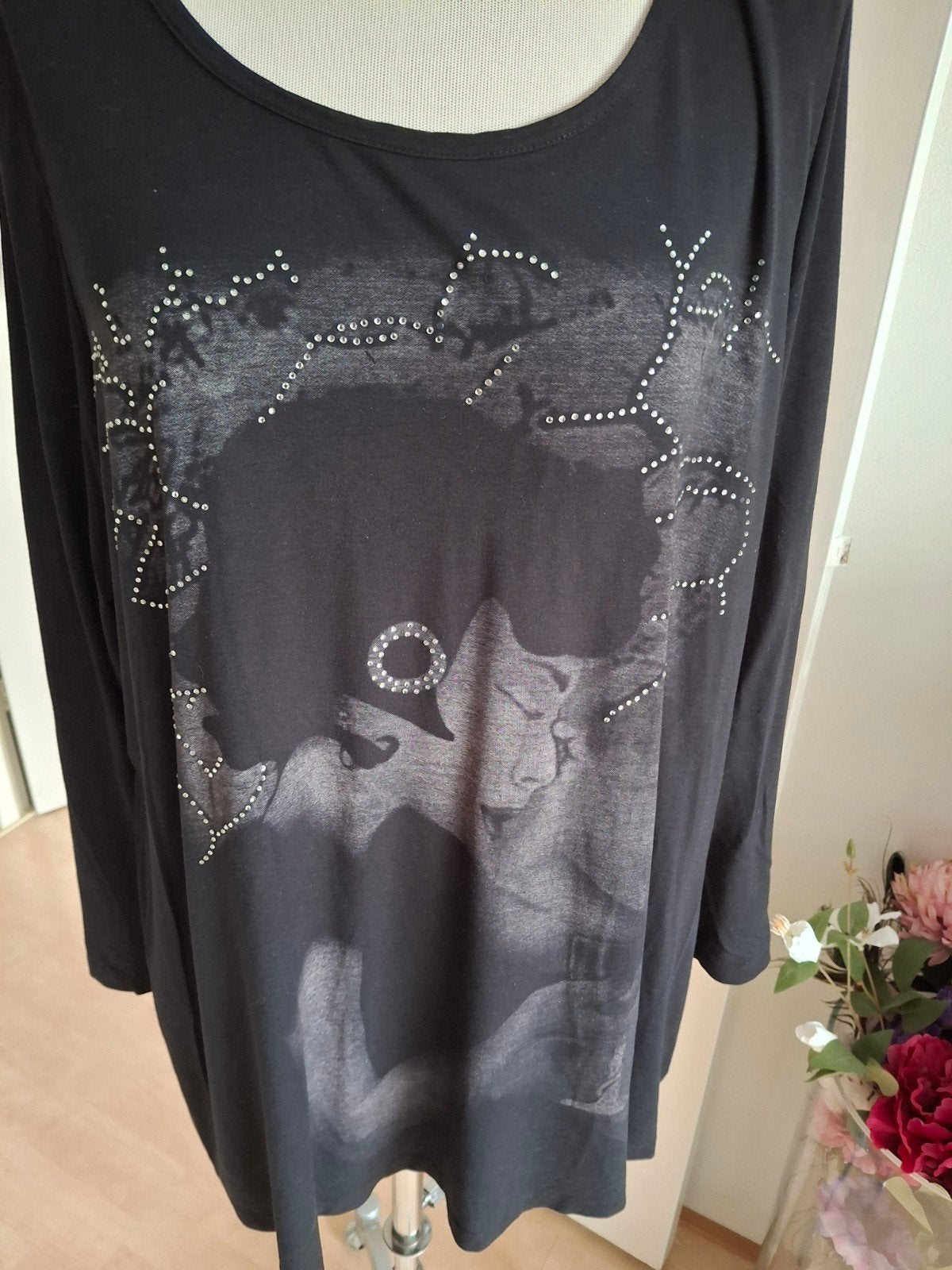 zwart shirt lange mouw, Kleding | Dames, Zwart, Shirt of Top, Ophalen of Verzenden, X two
