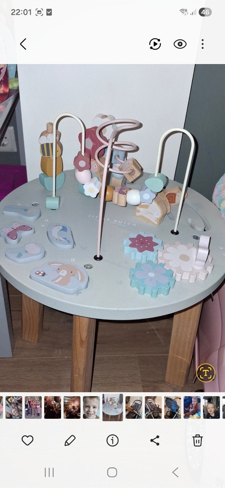 Little Dutch activiteiten set: tafel, kussen en kubus, Ophalen, Zo goed als nieuw, Overige typen