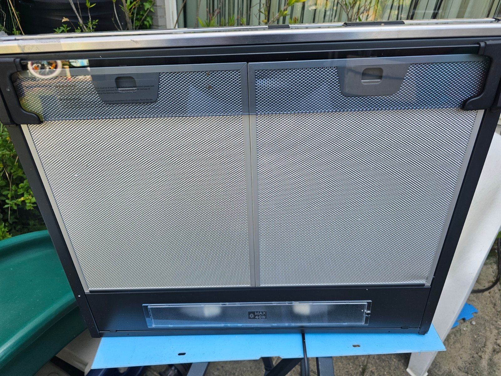 Beko CFB 6433 X afzuigkap - Gebruikt met lichte schade, Nieuw, Ophalen of Verzenden, Inbouw, Vlakschermkap