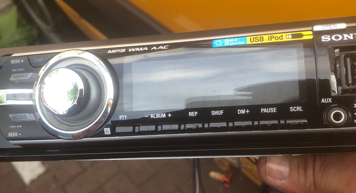Sony auto Radio met usb, Auto diversen, Autoradio's, Ophalen of Verzenden, Gebruikt