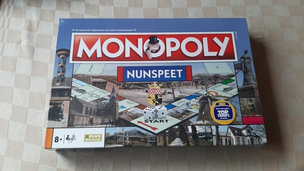 bordspel seal Monopoly Nunspeet Monopolie gelimiteerd, Hobby en Vrije tijd, Vijf spelers of meer, Ophalen of Verzenden, Nieuw