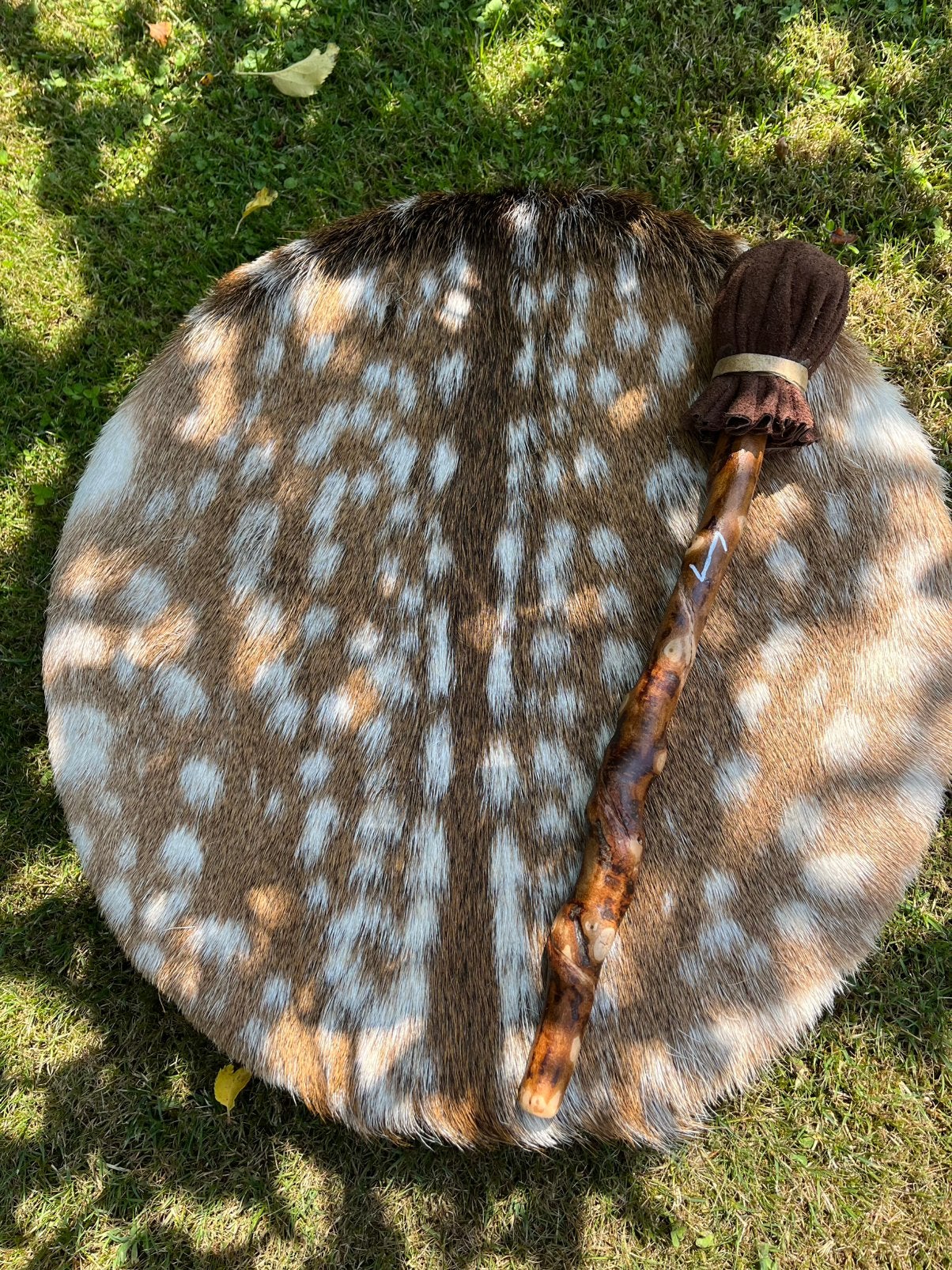 Sjamaan drum Damhert 45 cm. met drumstok., Muziek en Instrumenten, Ophalen of Verzenden, Nieuw