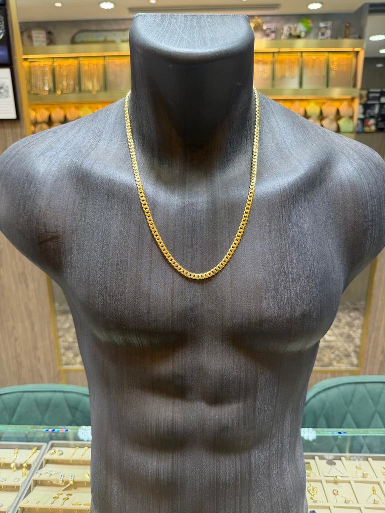 14KT Goud - 34.1 Gram - Ketting - CUBAN, Ophalen, Nieuw, Goud