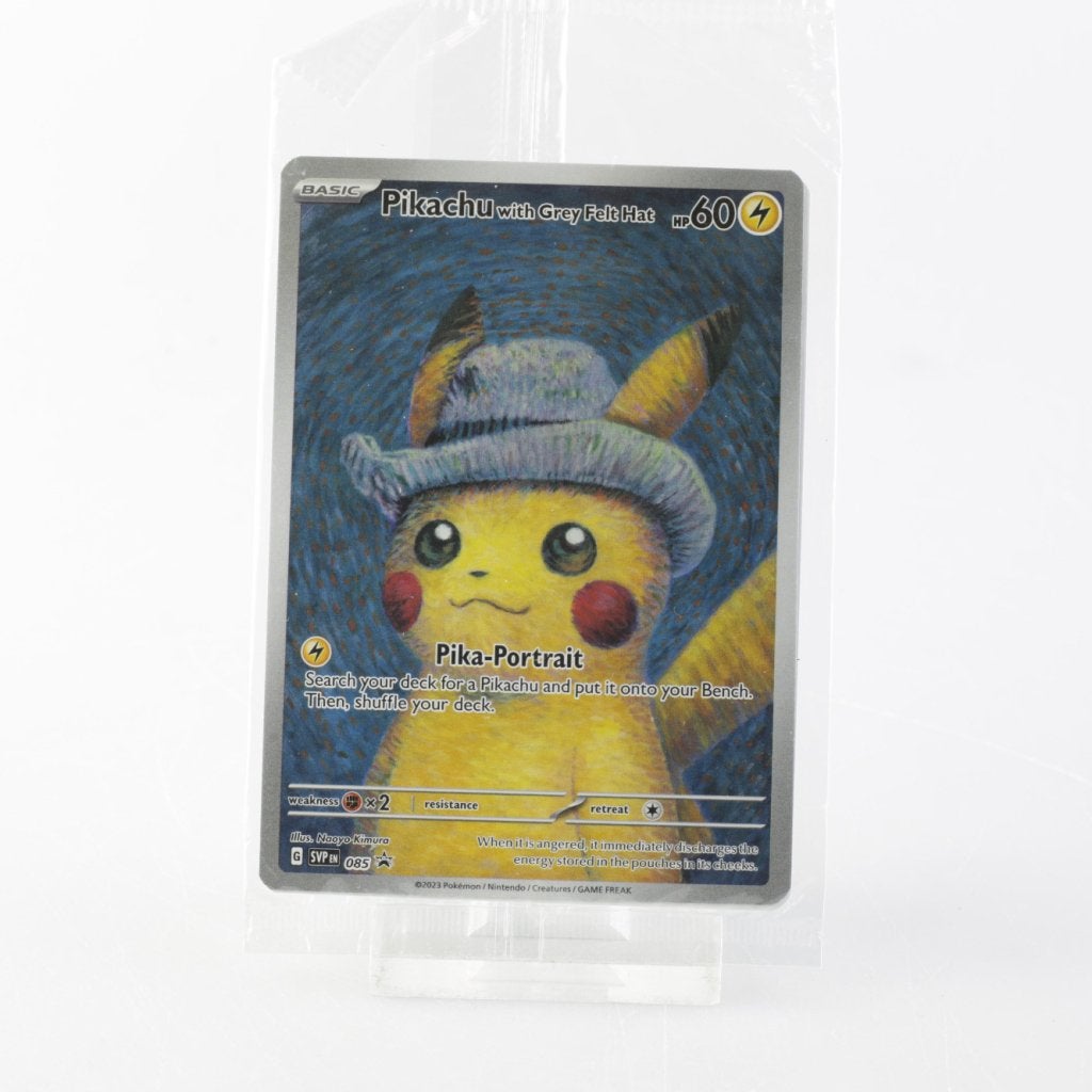 TCG Pikachu with Grey Felt Hat (SVP 085) | In seal, Nieuw