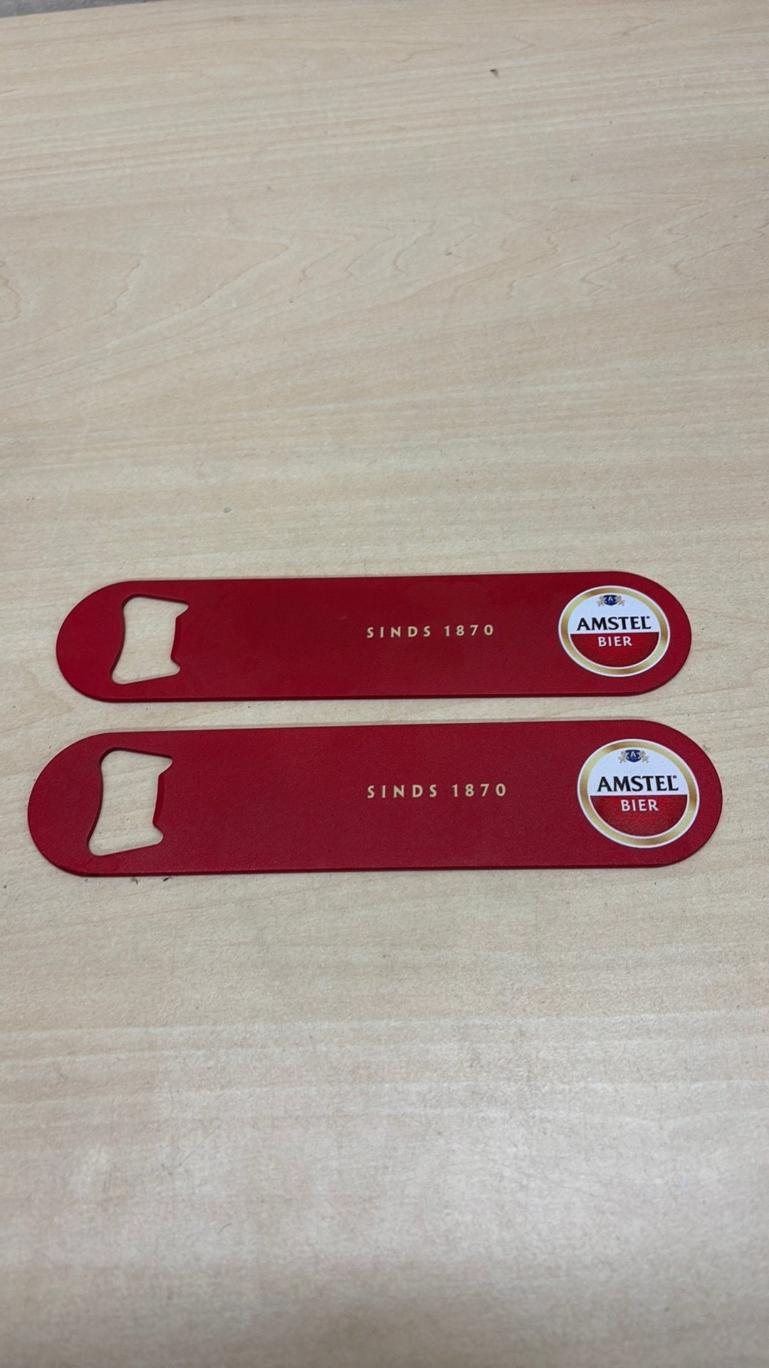 Amstel flesopener, Ophalen of Verzenden, Gebruikt, Flesopener, Amstel