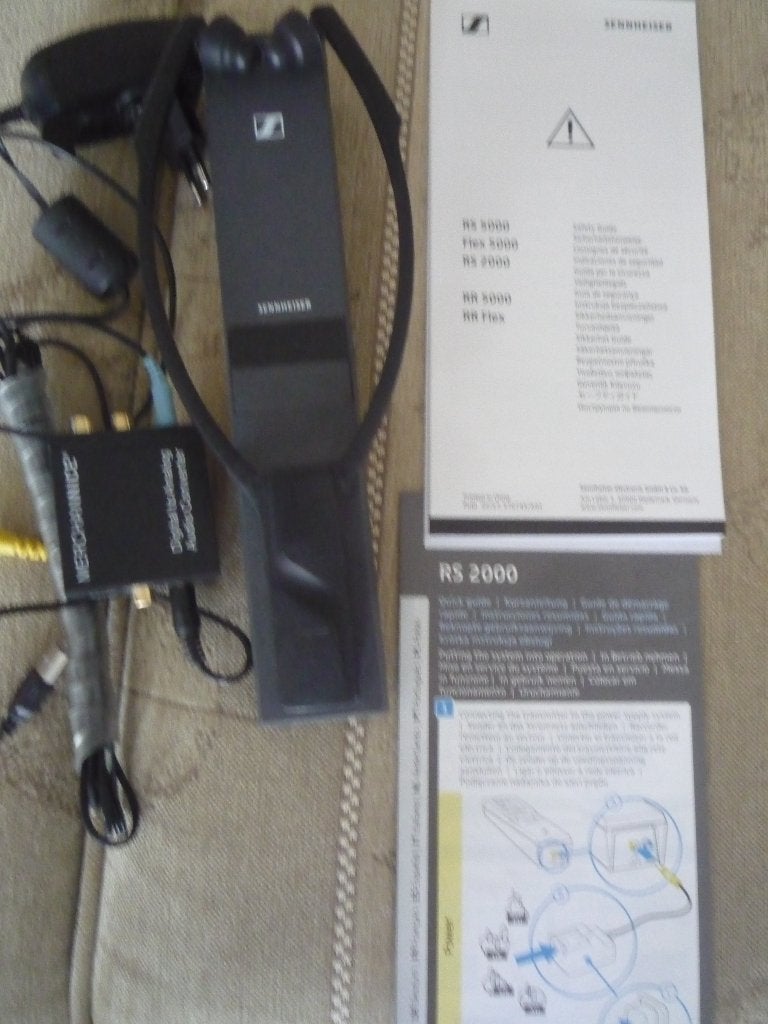 Sennheiser Draadloze Hoofdtelefoon met Adapter, Gebruikt, Sennheiser, Ophalen of Verzenden, Over-ear