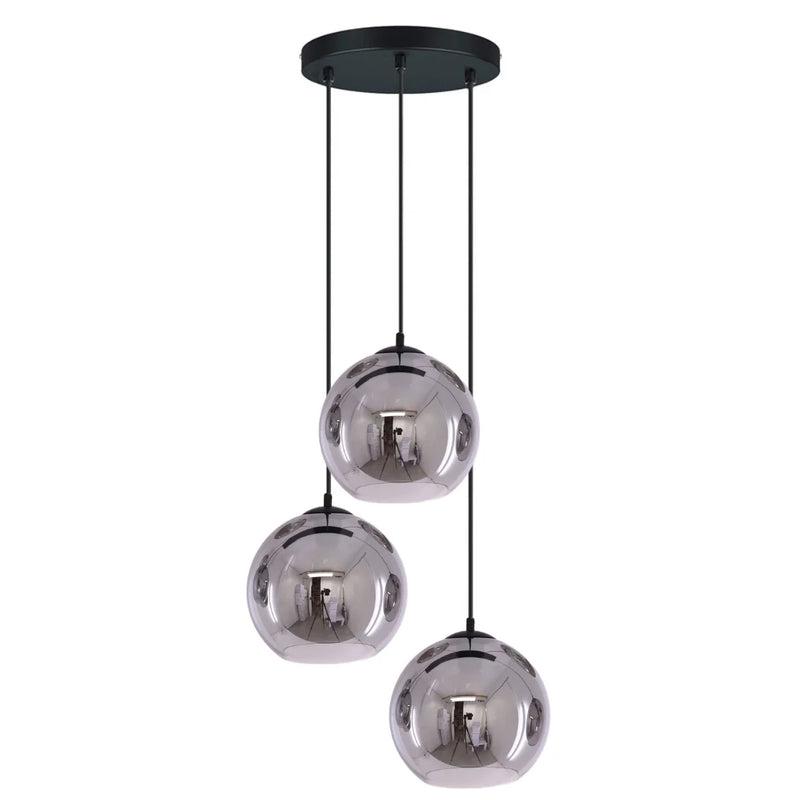 Smoke 3 lichts hanglamp nieuw in de doos chandelier lamp, Huis en Inrichting, Lampen | Hanglampen, Verzenden, Nieuw, Glas, Eric kuster