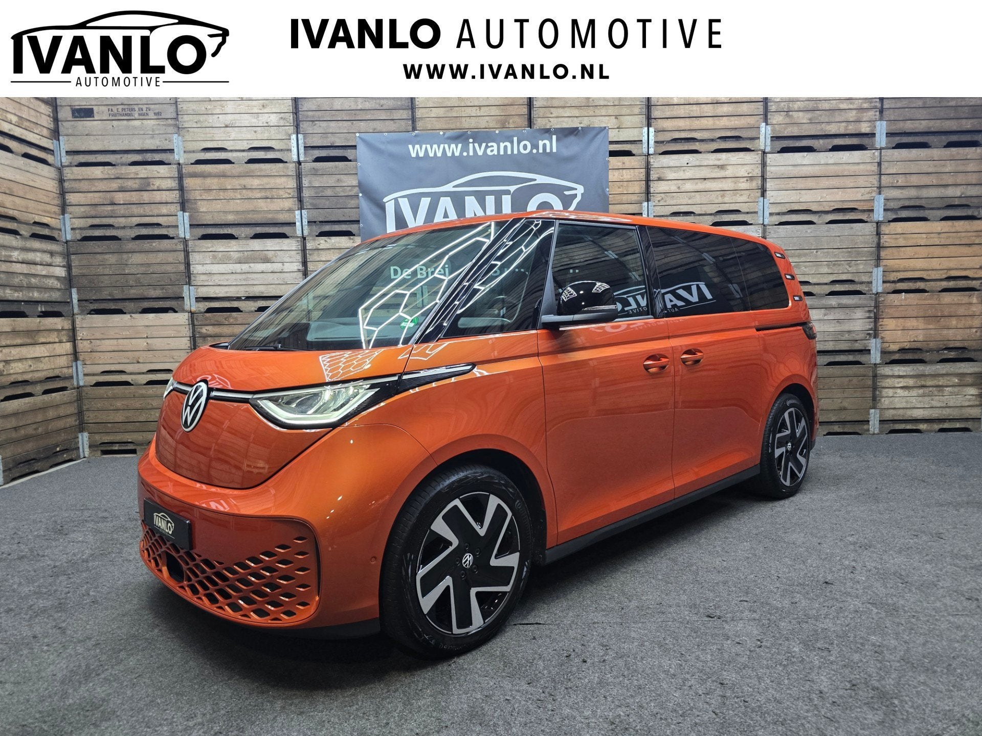 Volkswagen ID. Buzz Pro 86 kWh LED Navi Clima 5P Camera Park, Auto's, Gebruikt, Zwart, Overige kleuren, 1000 kg