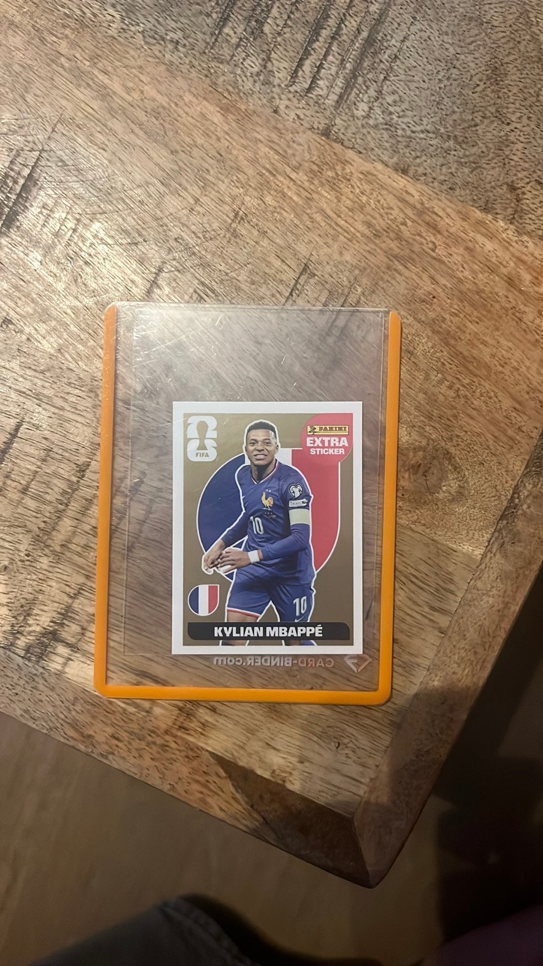 Kylian mbappe extra sticker Gold WK2026, Verzenden, Zo goed als nieuw, Sticker