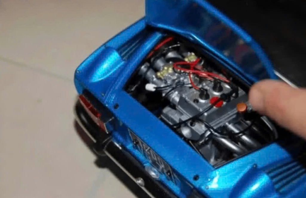 1:8 RENAULT ALPINE A110 blue Altaya HANDBOUW WRH, Ophalen, Zo goed als nieuw, 1:5 t/m 1:8, Auto