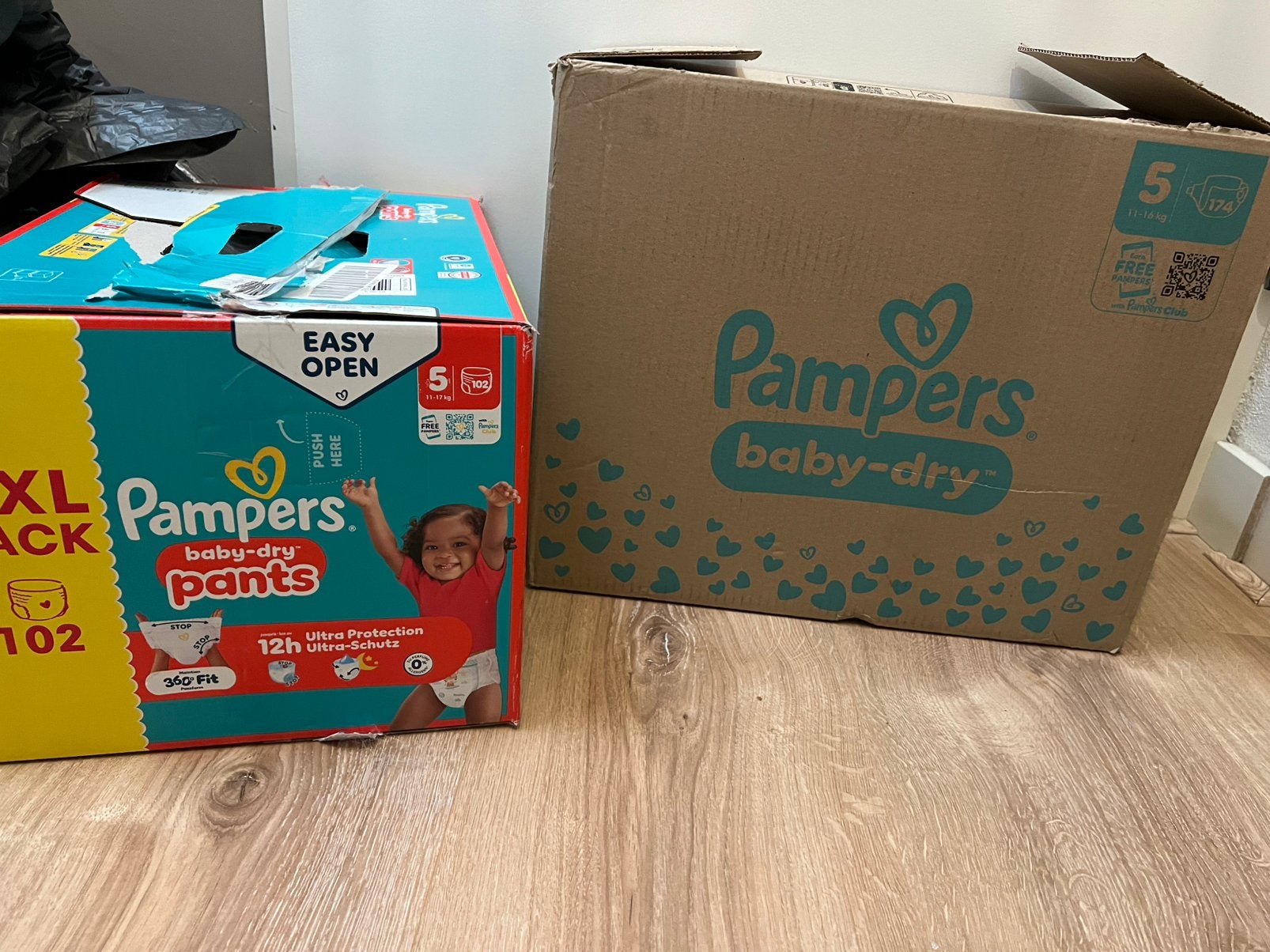 Pampers luiers baby dry maat 5 176 stuks, Ophalen of Verzenden, Zo goed als nieuw