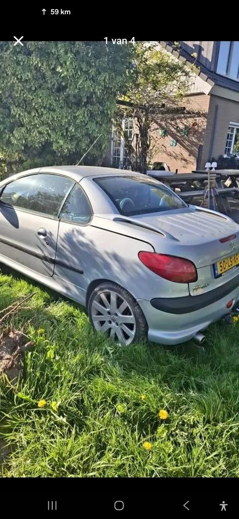 Peugoet 206cc 2.0 te koop in onderdelen, Ophalen of Verzenden