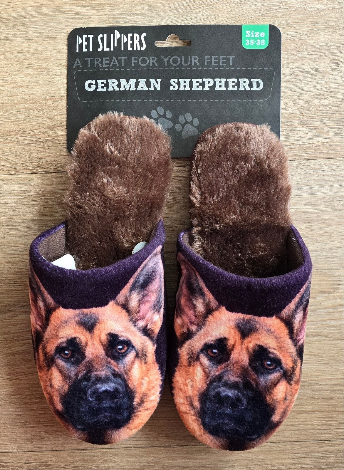 Pet Slippers Duitse Herder - Maat 35-38, Huis en Inrichting, Ophalen of Verzenden, Nieuw, Meerkleurig, Textiel