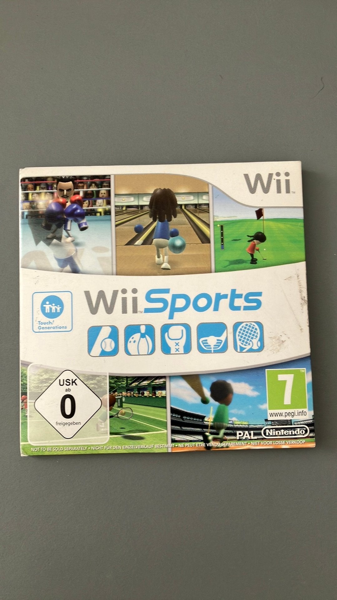 Wii Sports, Ophalen, Gebruikt, Eén computer, Sport