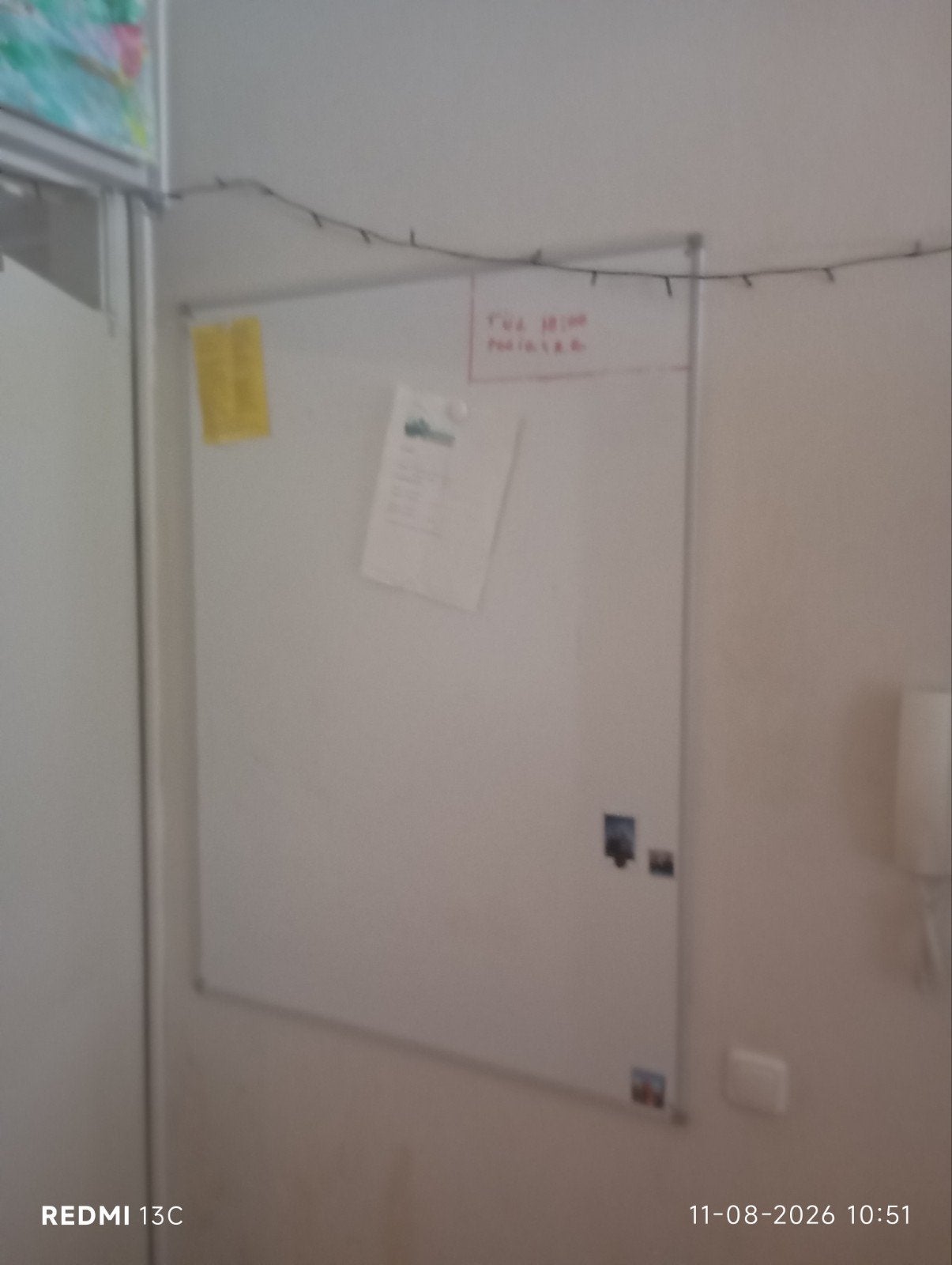 magneetbord. gratis af te halen, Ophalen, Gebruikt, Whiteboard