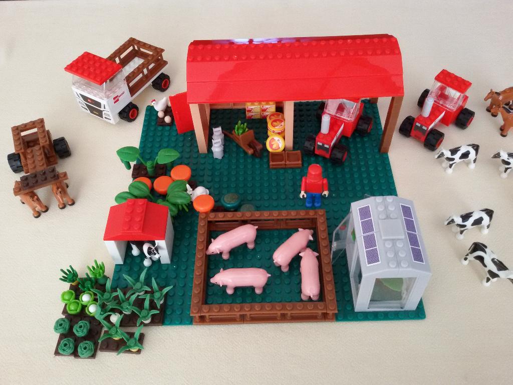 DekaMarkt Blocks Boerderij met grondplaat en specials, Albert Heijn, Ophalen of Verzenden