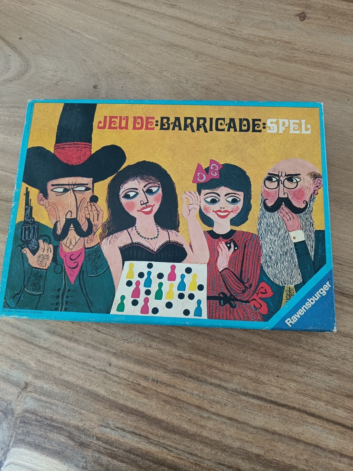 Jeu de Barricade - bordspel (dubbelzijdig voor 4-6 spelers)), Hobby en Vrije tijd, Gezelschapsspellen | Bordspellen, Vijf spelers of meer