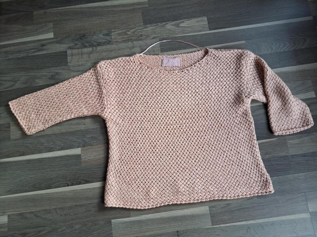 Nathalie Vleeschouwer, of Axiome, sweater, mt S, oudroze, Ophalen of Verzenden, Zo goed als nieuw, Maat 36 (S), Roze