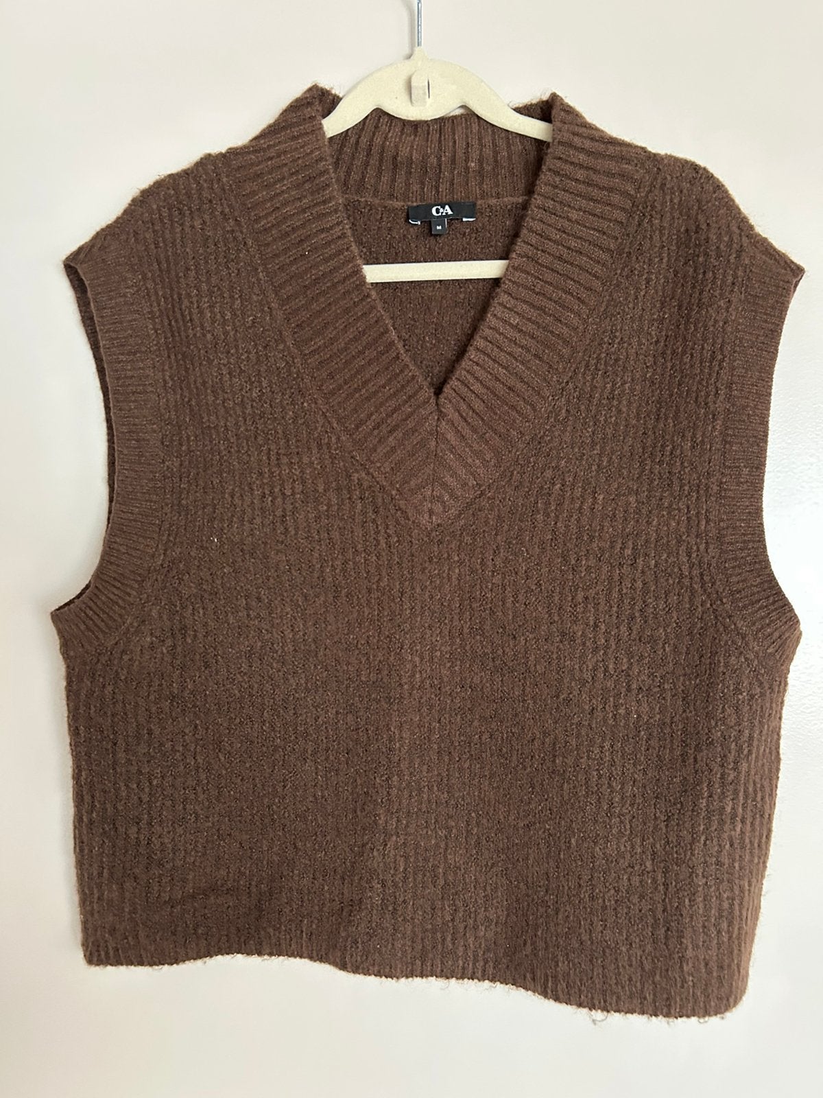 Spencer bruin maat M, Kleding | Dames, Maat 38/40 (M), Bruin, Ophalen of Verzenden, Zo goed als nieuw