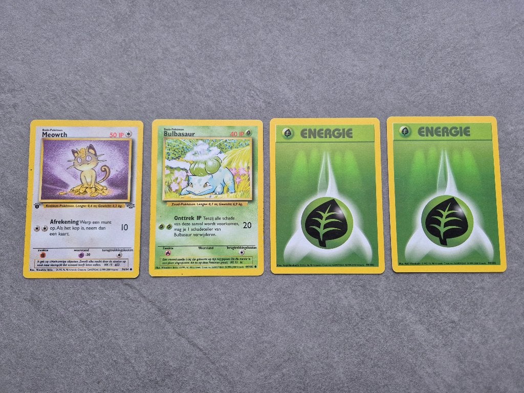 Classic Base Set & Jungle Pokémon kaarten (1999) - NL, Ophalen of Verzenden, Zo goed als nieuw, Meerdere kaarten