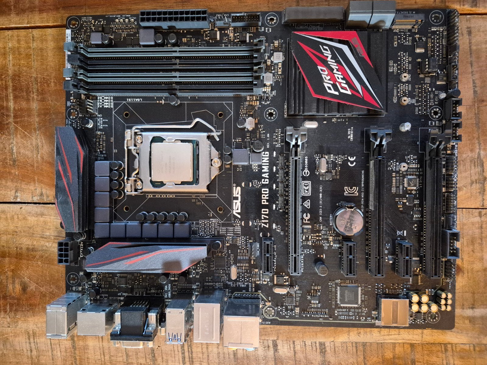 Intel Core i7-6700K Processor (4.0GHz)  ASUS Z170 Pro, Computers en Software, Ophalen, LGA 1151, Gebruikt, 4-core