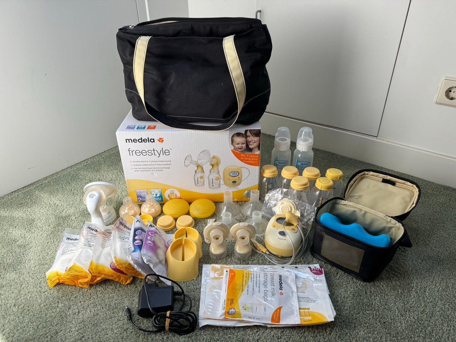 Medela Freestyle Borstkolf Set, Gebruikt, Medela, Borstkolf, Ophalen