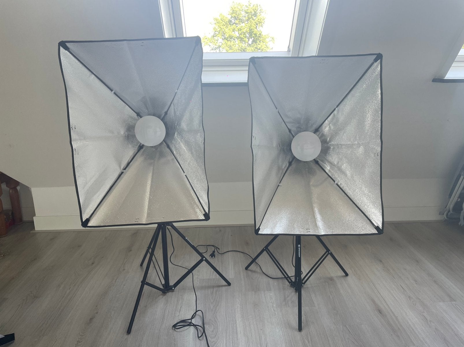 2x Bresser softbox, Bresser, Ophalen of Verzenden, Zo goed als nieuw, Studiolamp