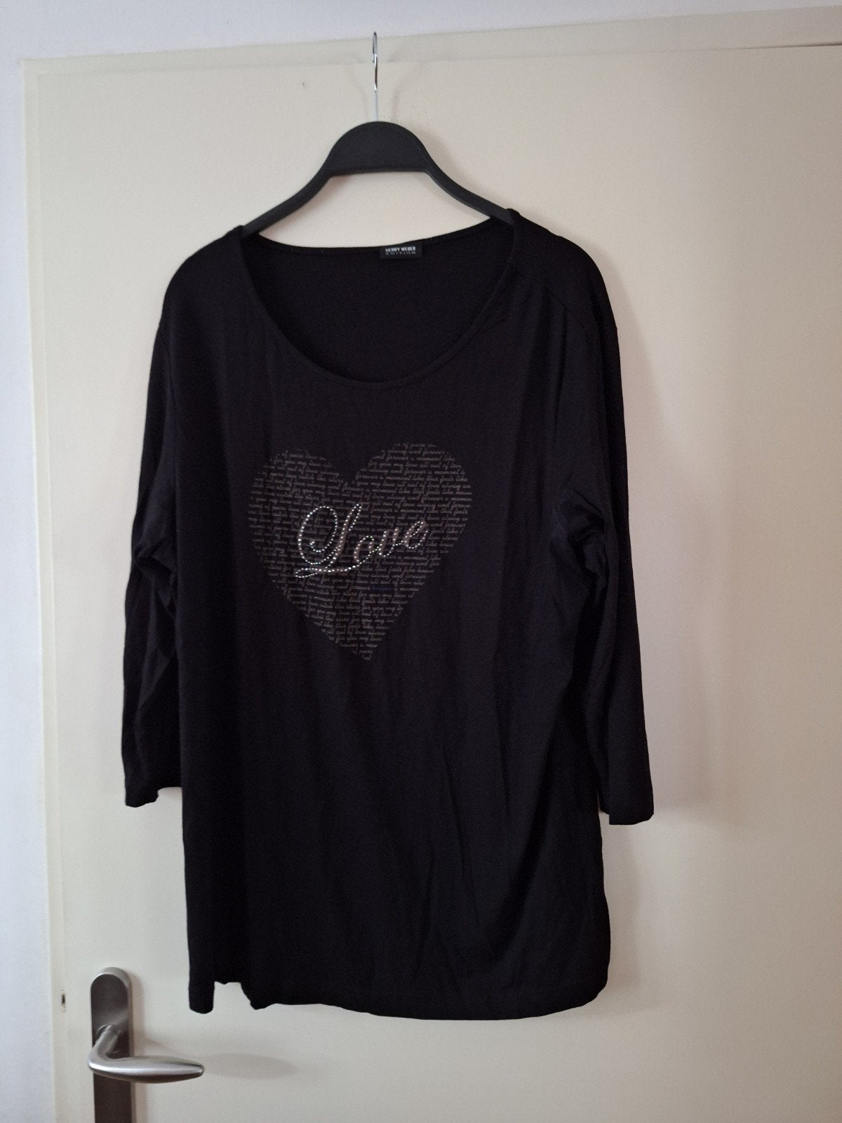 dames shirt Gerrie weber maat XL zwart, Zwart, Maat 46/48 (XL) of groter, Ophalen of Verzenden, Lange mouw