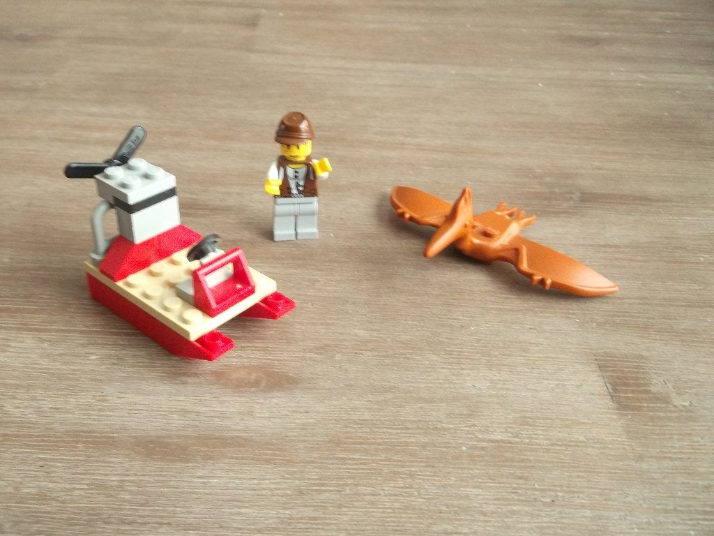 lego dino island 5912 hydrofoil (2000), Ophalen of Verzenden, Gebruikt, Complete set, Lego