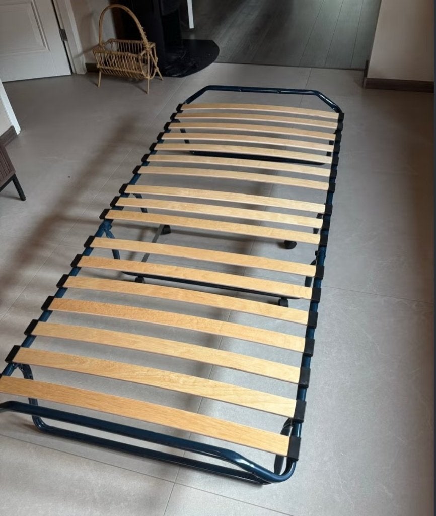 Opklapbed, Ophalen, Eenpersoons, 190 cm of minder, Zo goed als nieuw