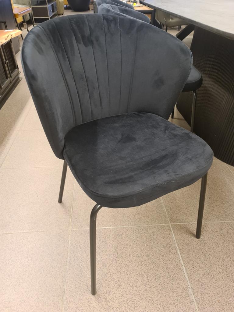 Nieuwe eetkamerstoel Fjord zwart adore velvet €75p/st, Huis en Inrichting, Stoelen, Ophalen, Industrieel landelijk barok brocante koloniaal boheems vintage