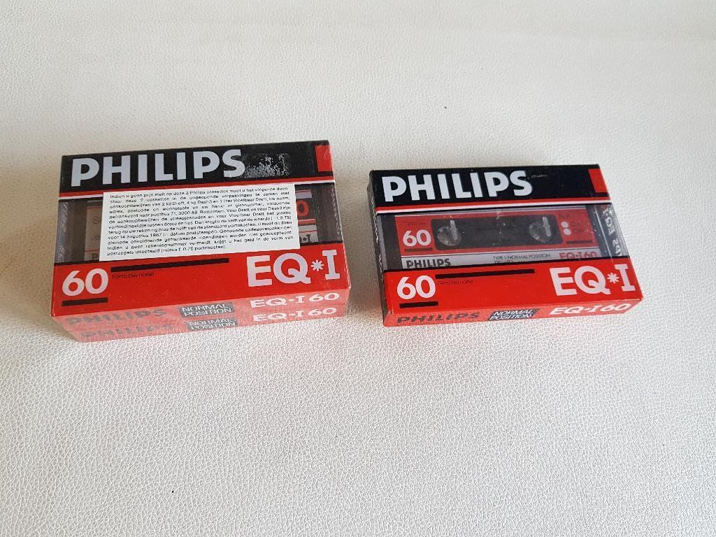NOS Philips EQ*1 60 Blanco Cassette Tapes Nieuw ongeopend, Cd's en Dvd's, Cassettebandjes, 2 t/m 25 bandjes, Overige genres, Ophalen of Verzenden