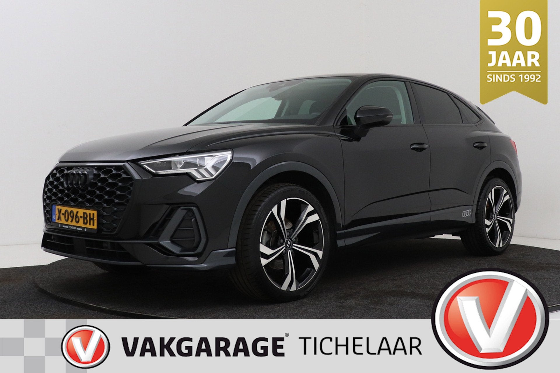 Audi Q3 Sportback 35 TFSI S-Line Edition | Adap. Cruise | Ca, Auto's, 4 cilinders, 150 pk, 1505 kg, Zwart