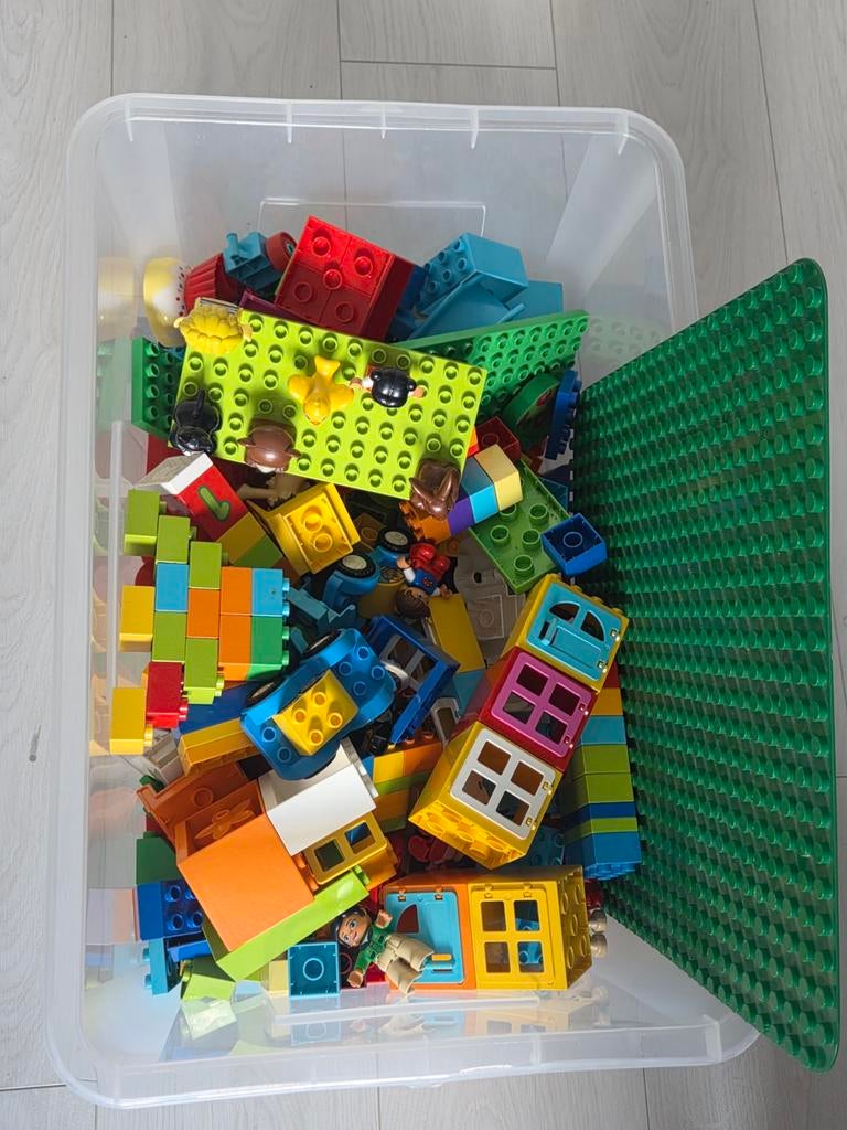 Grote partij Duplo - diverse sets en losse stenen, Ophalen, Gebruikt, Duplo, Losse stenen