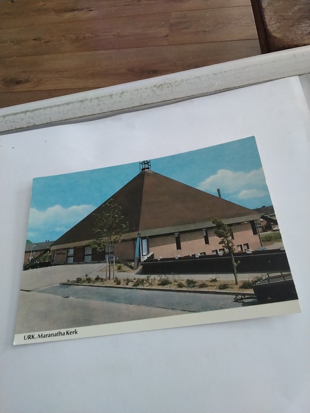 Ansichtkaart Urk Maranatha Kerk, Ophalen of Verzenden, 1960 tot 1980, Ongelopen, Flevoland