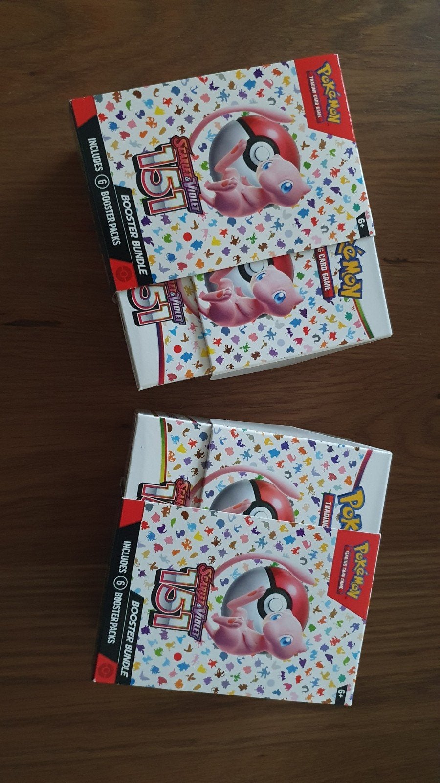 2 Lege Pokémon Scarlet & Violet 151 Booster Bundle Doosjes, Hobby en Vrije tijd, Verzamelkaartspellen | Pokémon, Ophalen of Verzenden