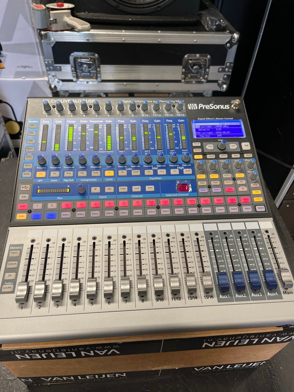 Presonus Studiolive 16.0.2 USB Digitale Mixer incl rackmount, Presonus, Gebruikt, Presonus, Microfooningang