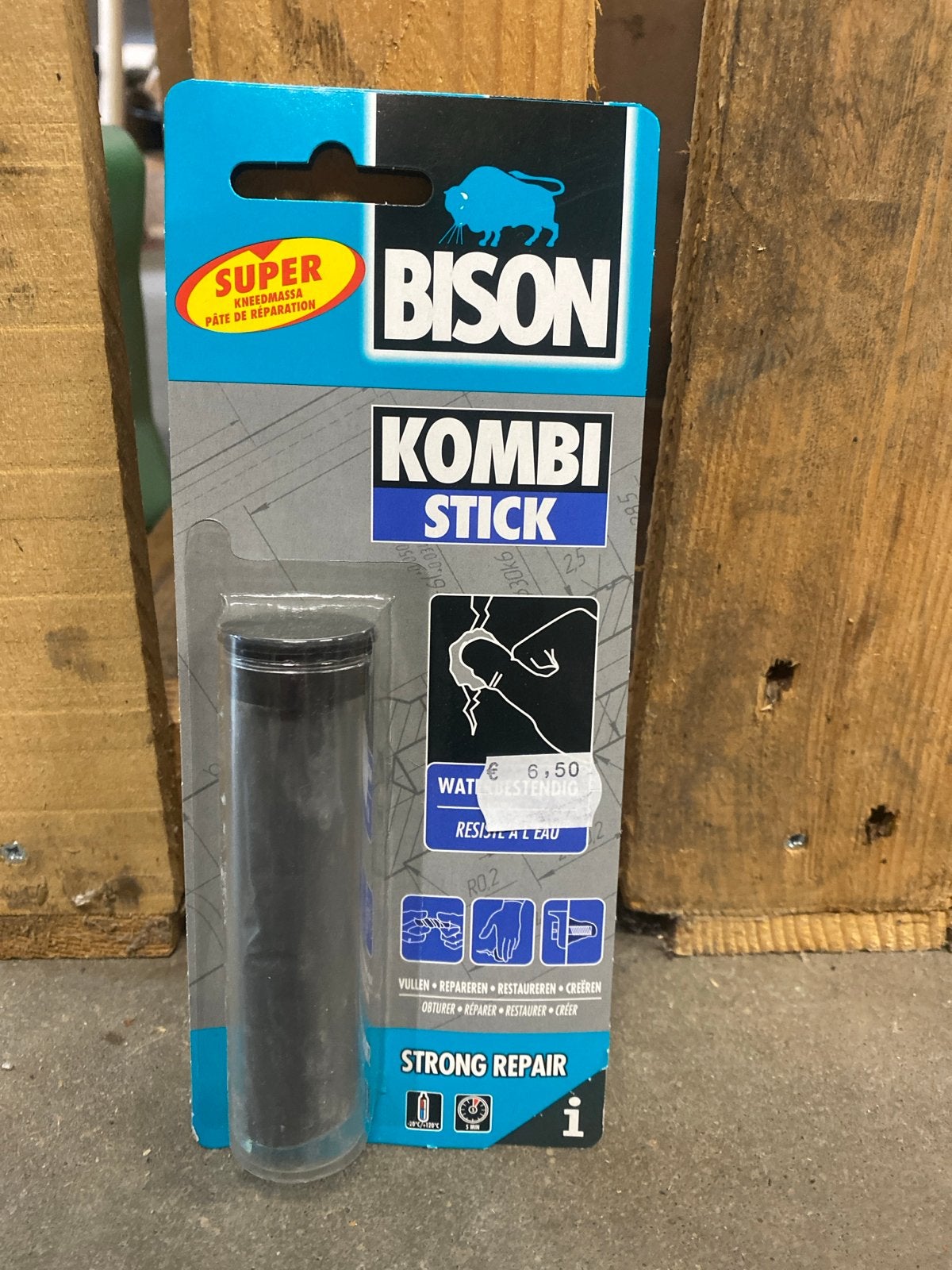 10x Nieuwe Bison Kombi Stick - Sterke Reparatiepasta, Ophalen of Verzenden, Nieuw